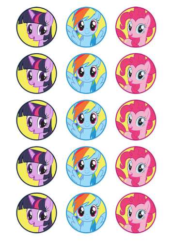 My Little Pony Cupcake Images - Click Image to Close